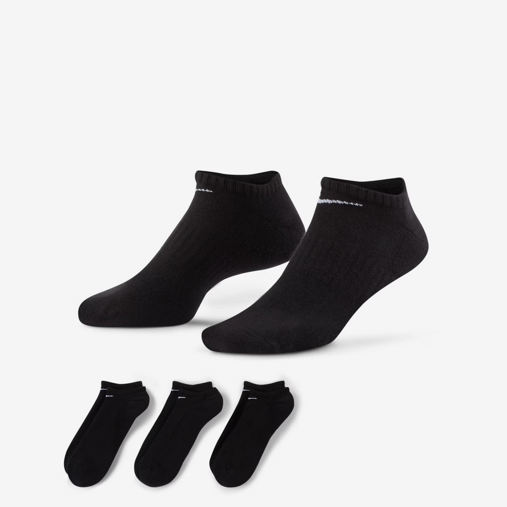 MEIA NIKE EVERYDAY CUSHION 3 PARES PRETA