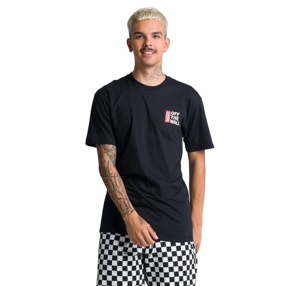 CAMISETA VANS OFF THE WALL PRETA MASCULINA