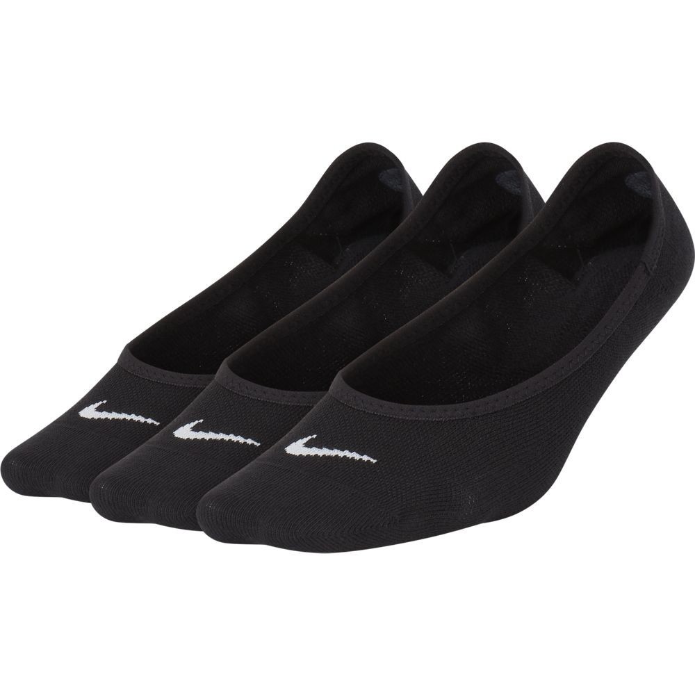 MEIA NIKE EVERYDAY LIGHTWHEIGHT 3 PARES PRETA