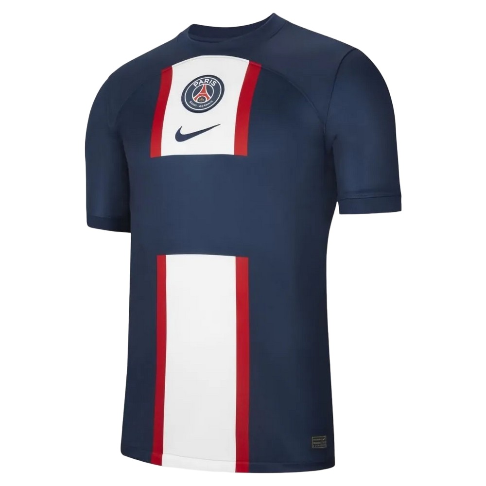 Camisa nike psg torcedor 1 azul marinho com vermelho masculina