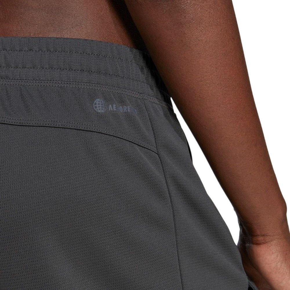 Short adidas 3 barras cinza feminino :: Amil Esportes