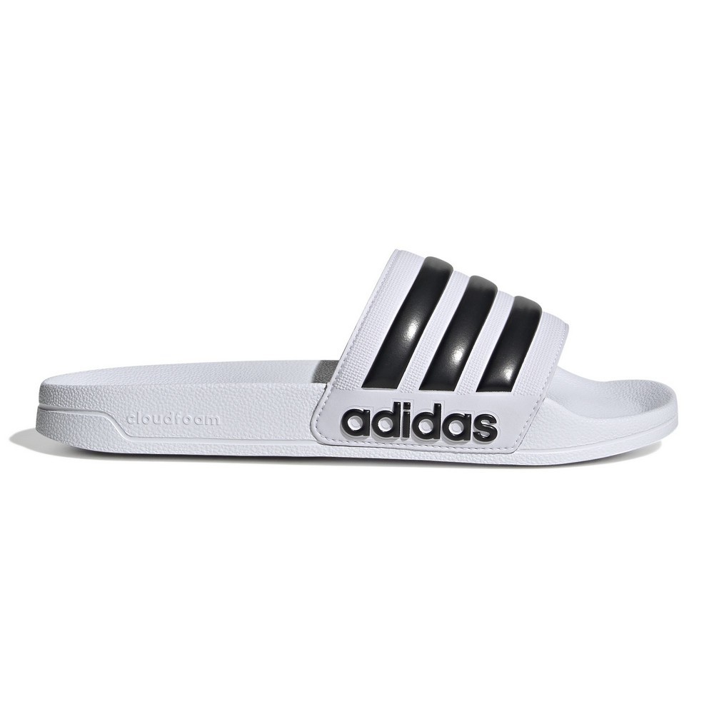 Chinelo adidas adilette branco com preto Amil Esportes