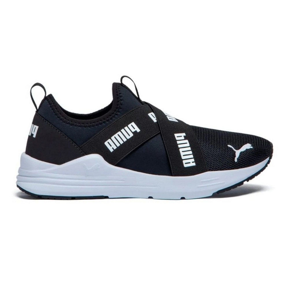 TÊNIS PUMA WIRED RUN SLIP-ON PRETO JUVENIL