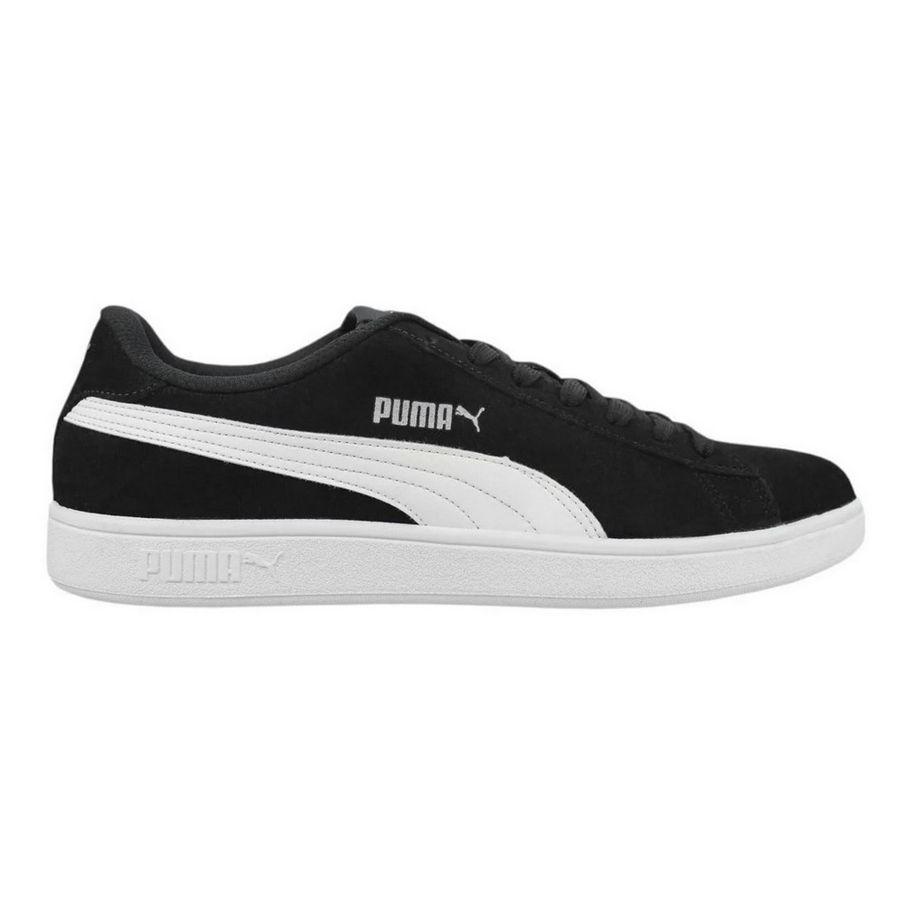 TÊNIS PUMA SMASH V2 PRETO COM BRANCO FEMININO