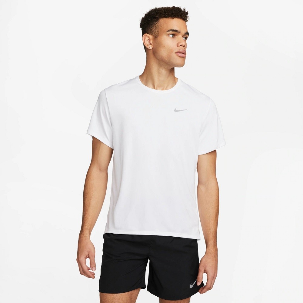 CAMISETA NIKE DF UV MILER SS BRANCA MASCULINA