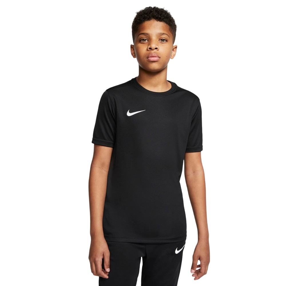 CAMISETA NIKE Y NK DF PARK VII JS PRETA JUVENIL