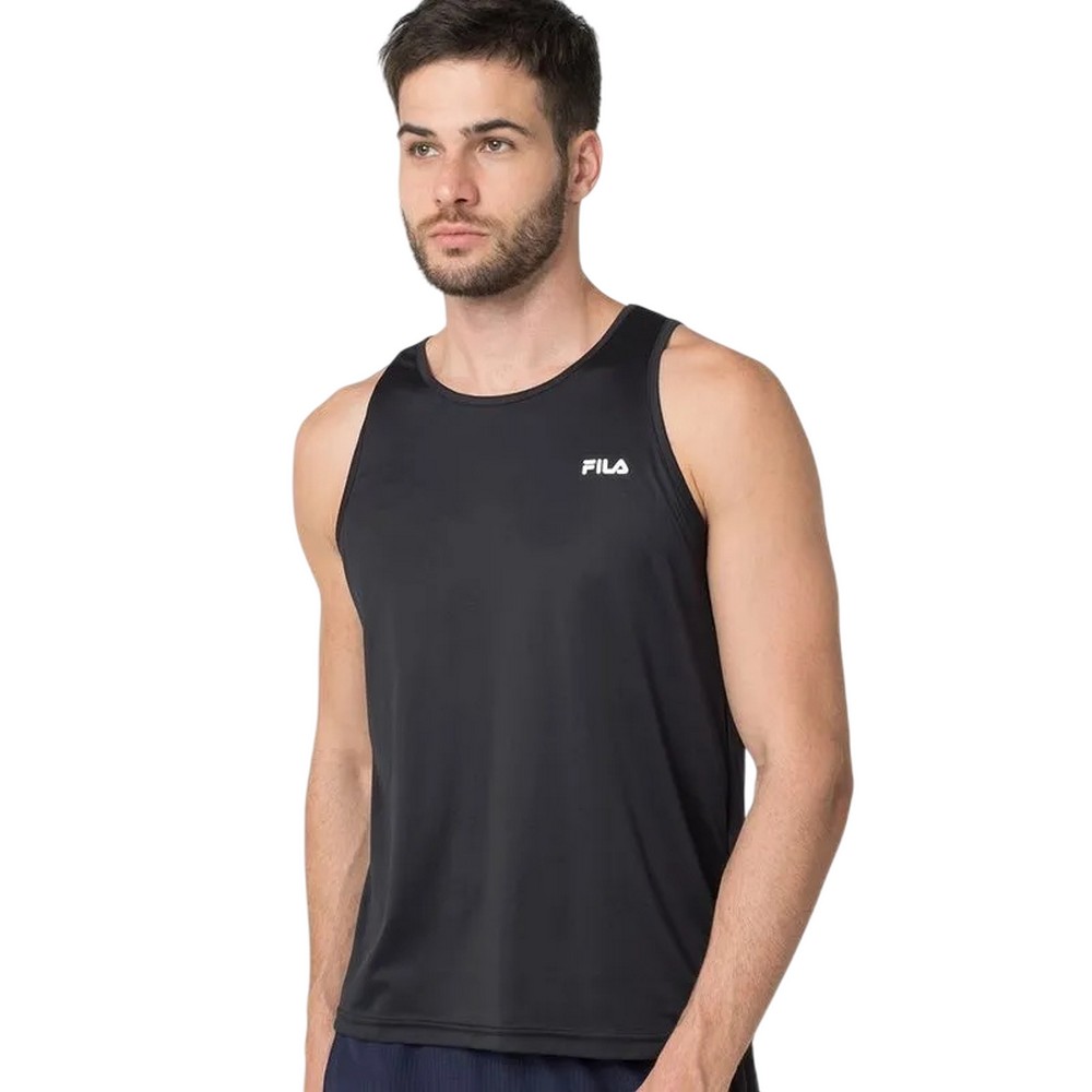 REGATA FILA BASIC SPORTS POLYGIN PRETA MASCULINA