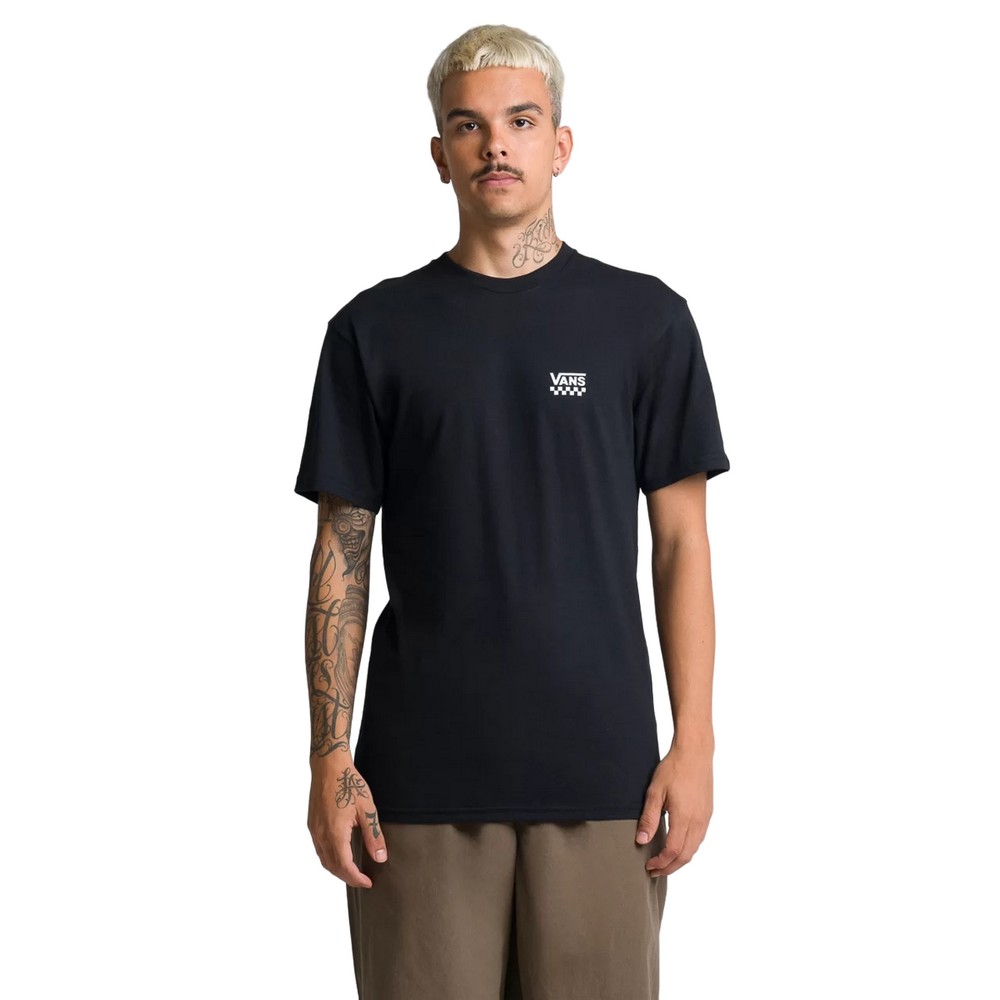 Camiseta vans left chest logo ii ss verde masculina :: Amil Esportes