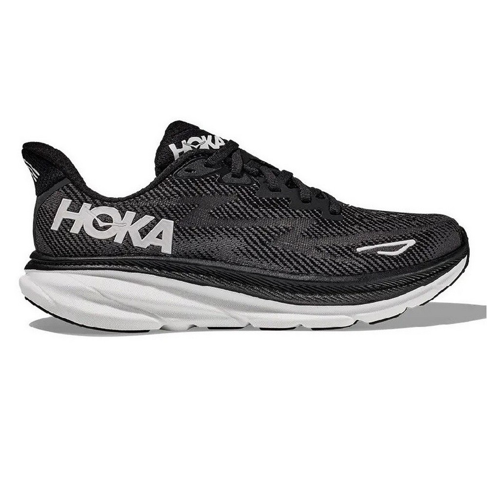 TÊNIS HOKA CLIFTON 9 PRETO COM BRANCO FEMININO
