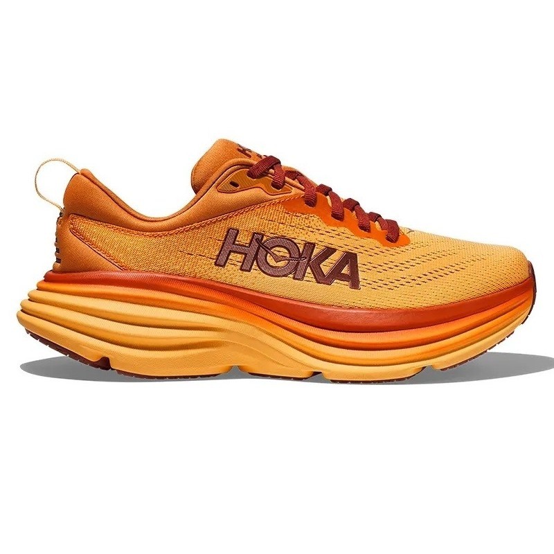 TÊNIS HOKA BONDI 8 LARANJA FEMININO