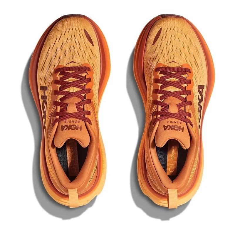 Tênis hoka bondi 8 laranja feminino :: Amil Esportes