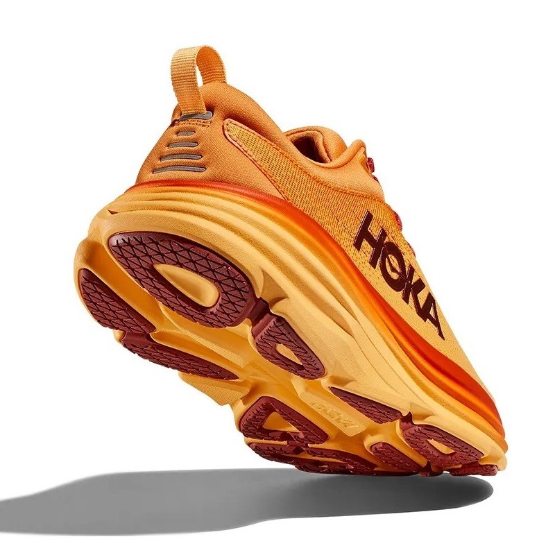 Tênis hoka bondi 8 laranja feminino :: Amil Esportes