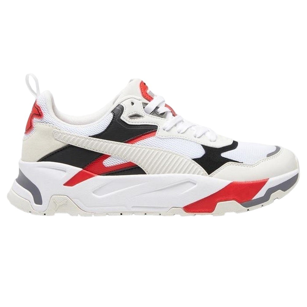 TÊNIS PUMA TRINITY BRANCO COM PRETO E VERMELHO
