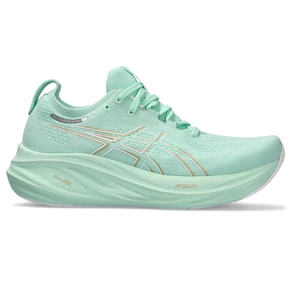 TÊNIS ASICS GEL-NIMBUS 26 VERDE FEMININO