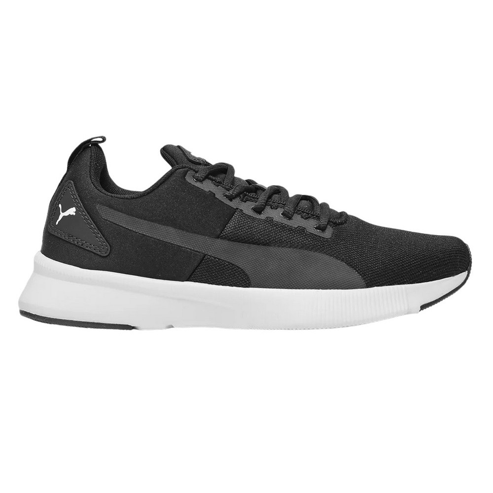 TÊNIS PUMA FLYER RUNNER MESH PRETO COM BRANCO MASCULINO