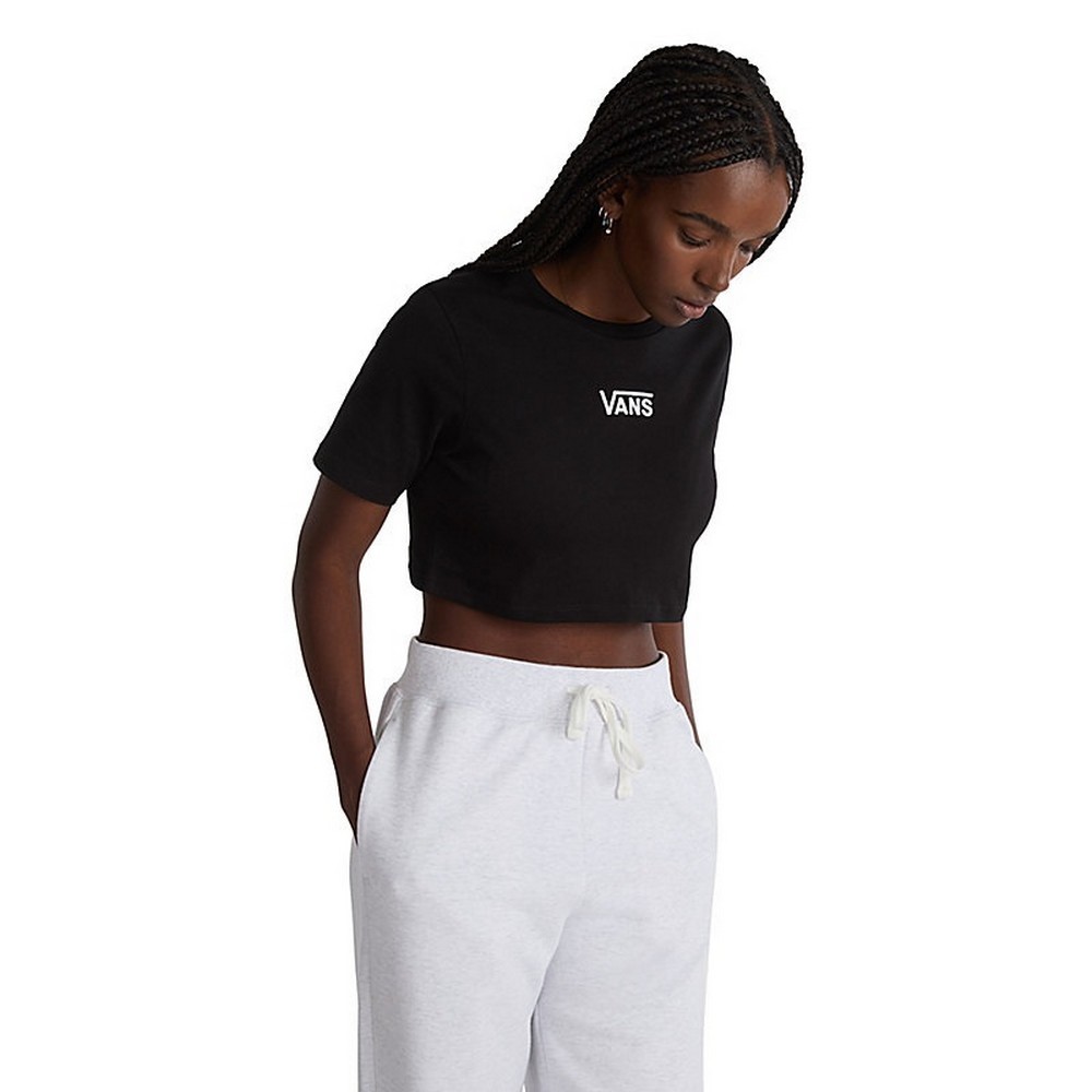 Top camiseta vans feminina preta Factory Sale