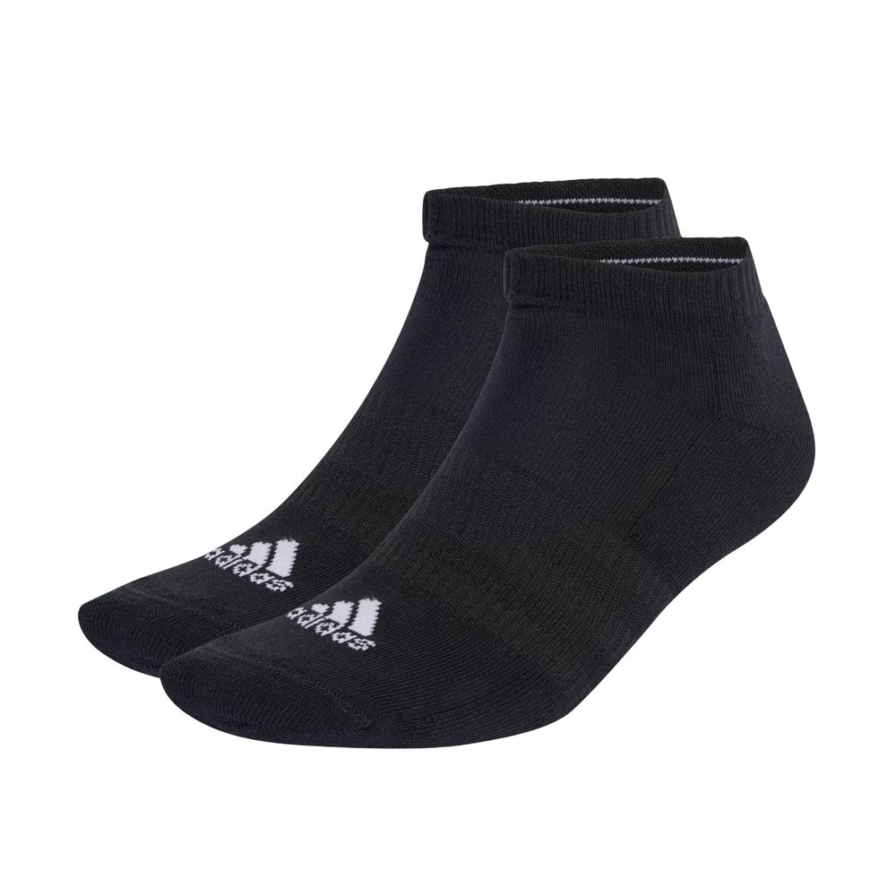 MEIA ADIDAS CANO BAIXO 3 PARES PRETA
