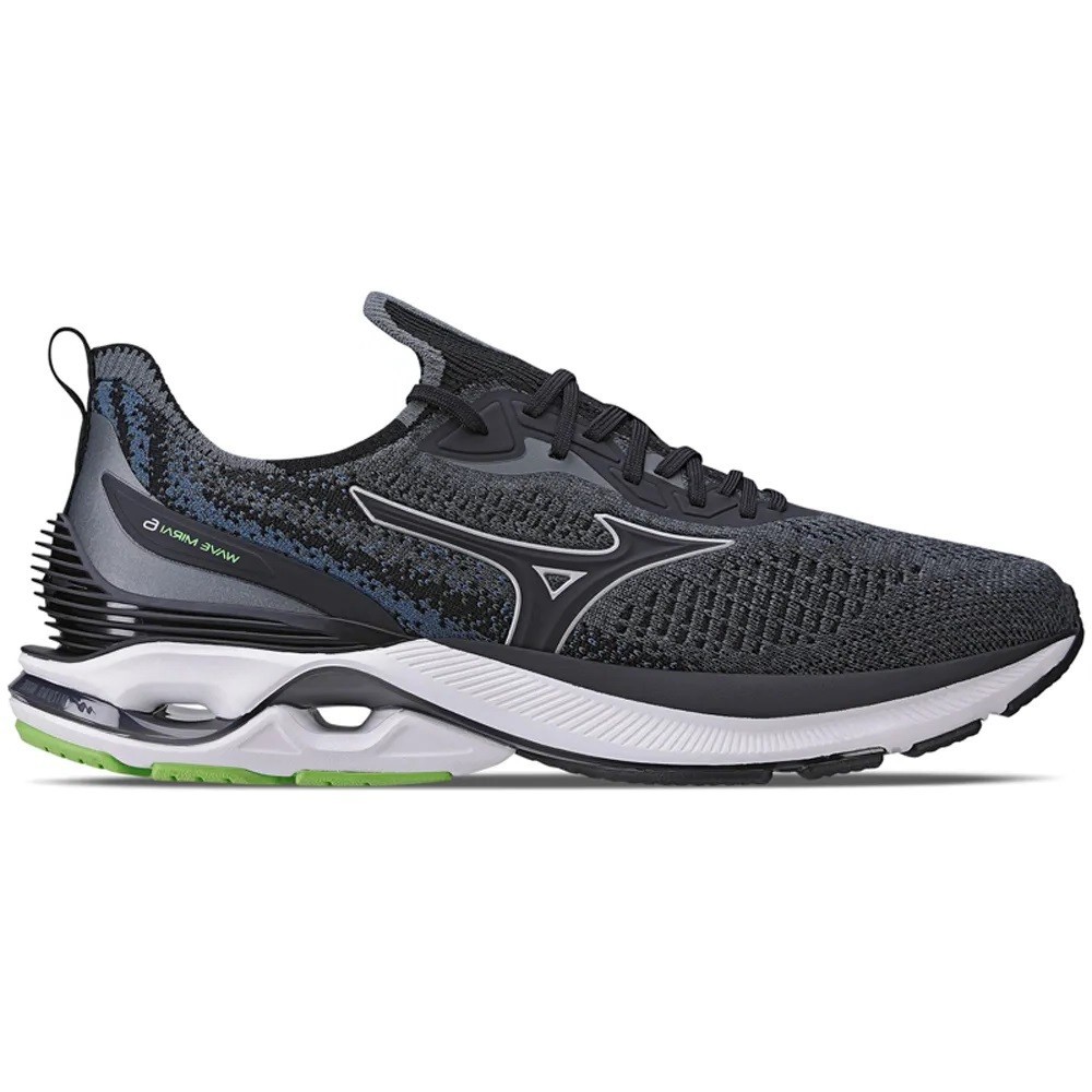 Tens mizuno wave mirai 6 azul marinho com preto masculino :: Amil