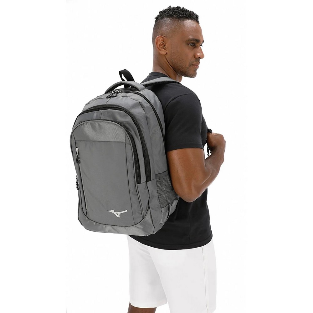 Mochila mizuno core cinza :: Amil Esportes