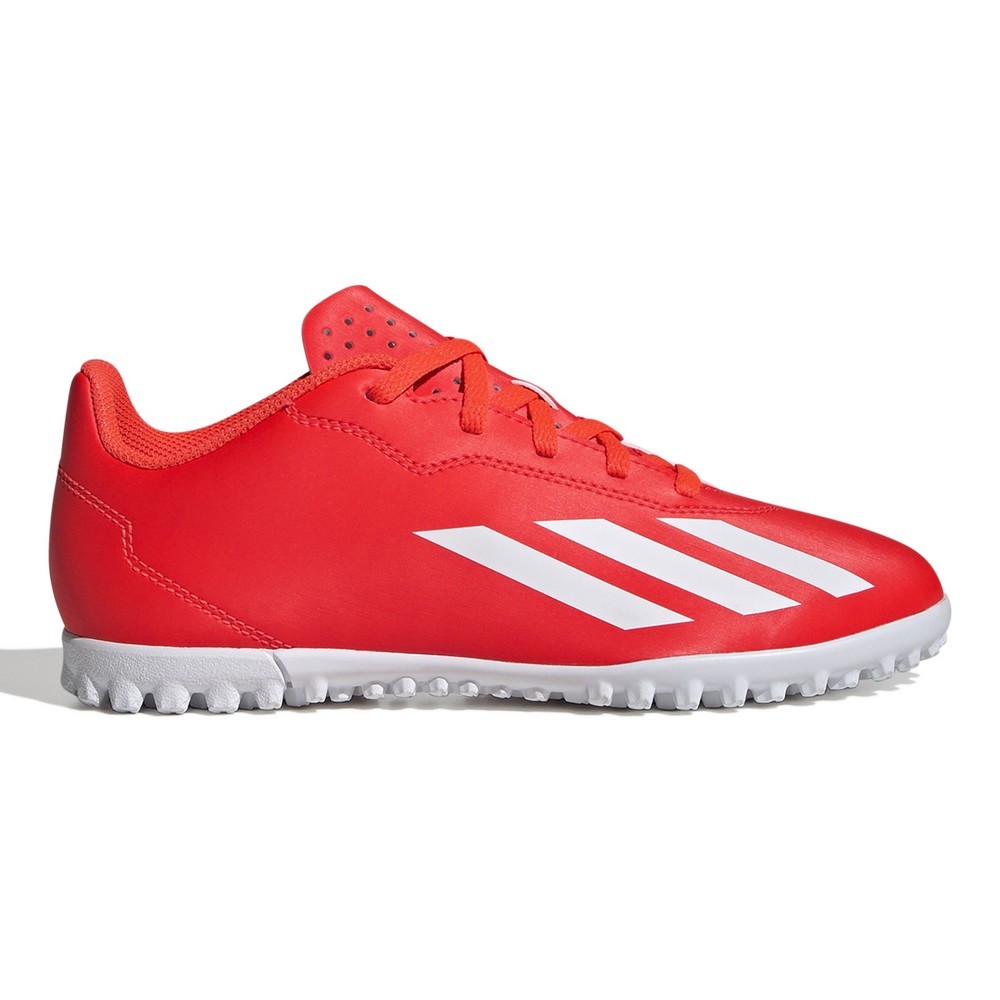 Chuteira society adidas x crazyfast 4 vermelha juvenil Amil Esportes