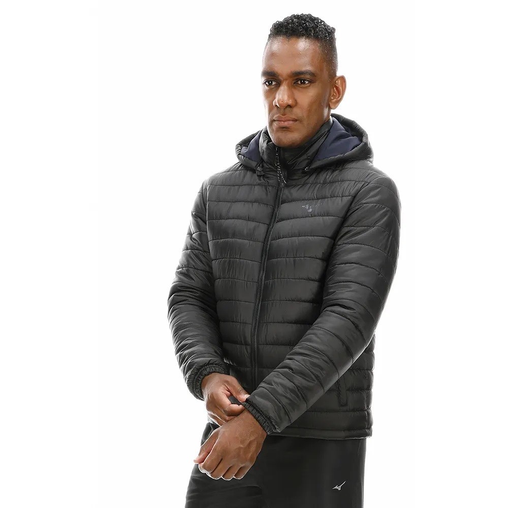 JAQUETA MIZUNO PUFF PRETA MASCULINA