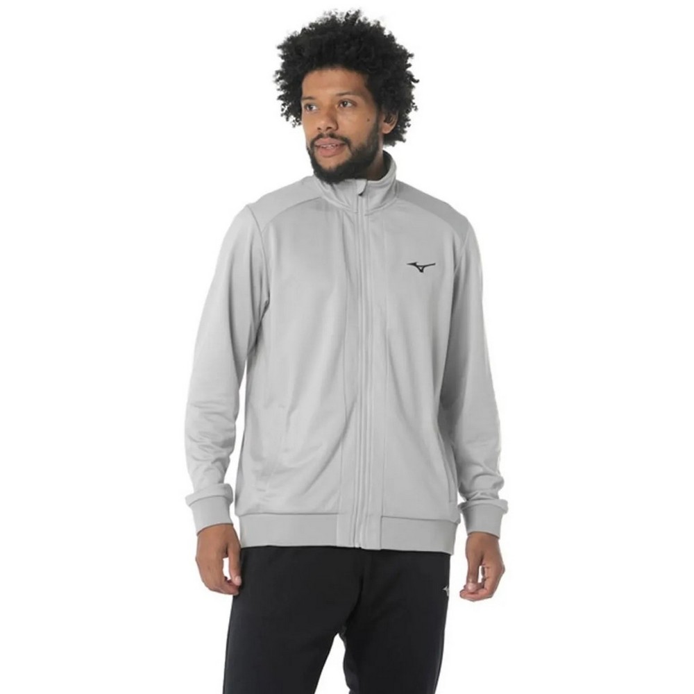 CONJUNTO MIZUNO BASIC CINZA MASCULINO