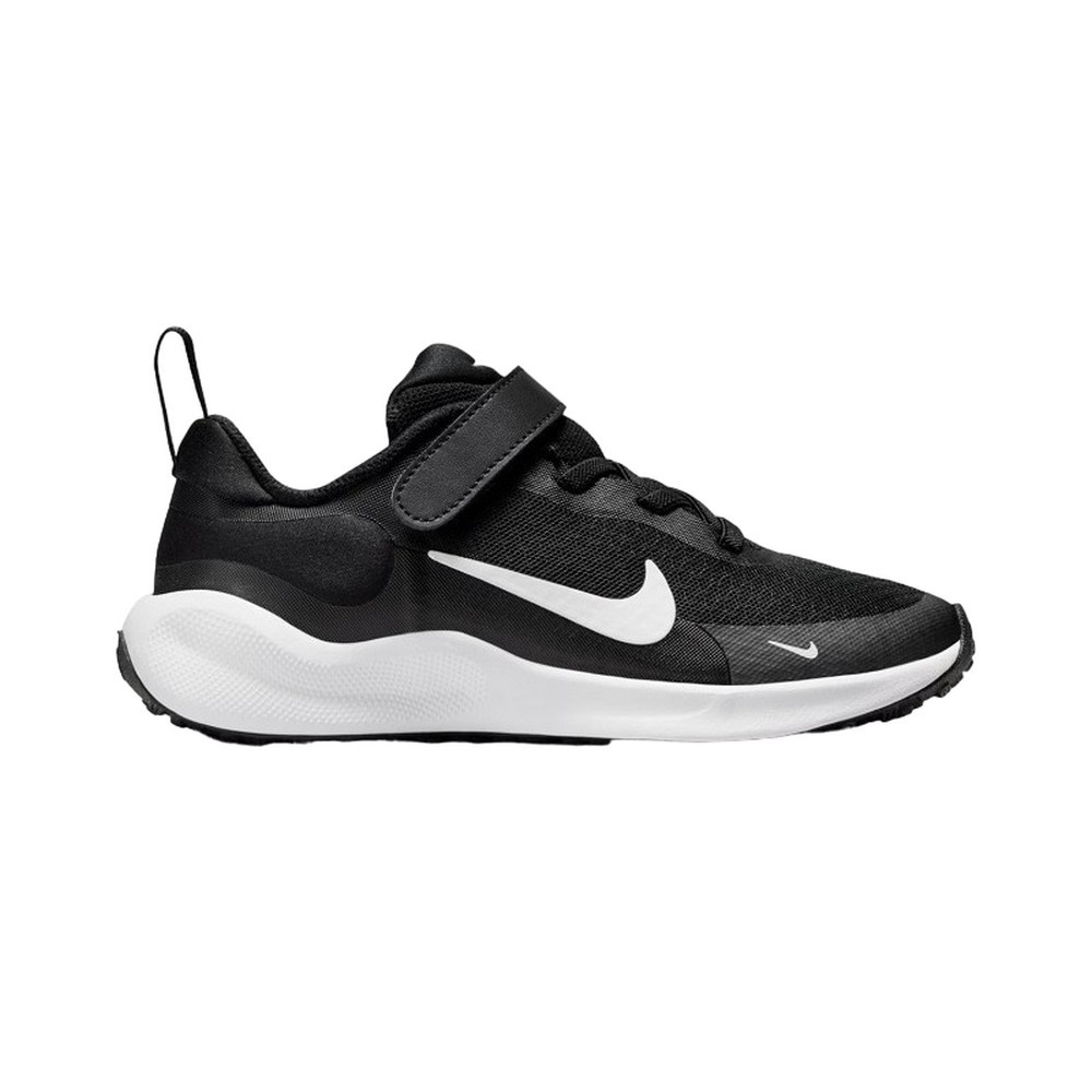 TÊNIS NIKE REVOLUTION 7 (PSV) PRETO COM BRANCO JUVENIL
