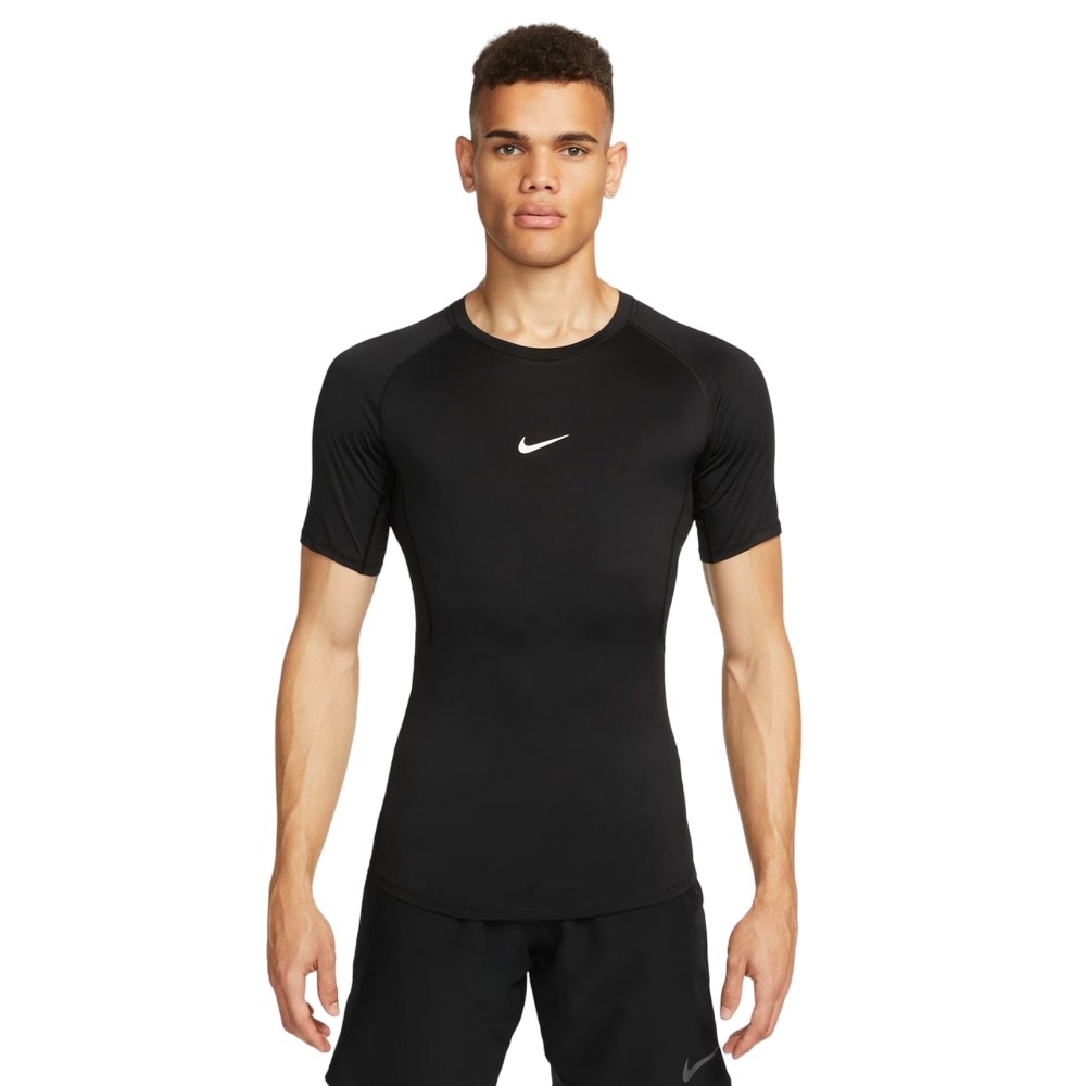Camiseta nike np df tight top preta masculina :: Amil Esportes