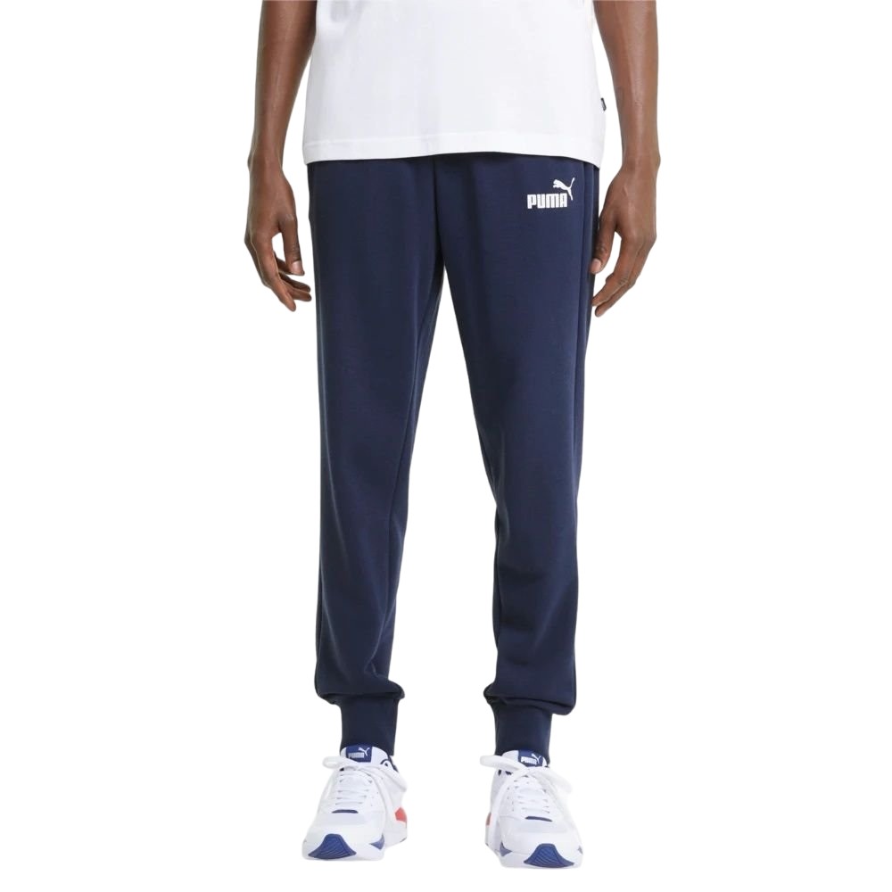 CALÇA DE MOLETOM PUMA ESS LOGO PANTS AZUL MARINHO MASCULINA
