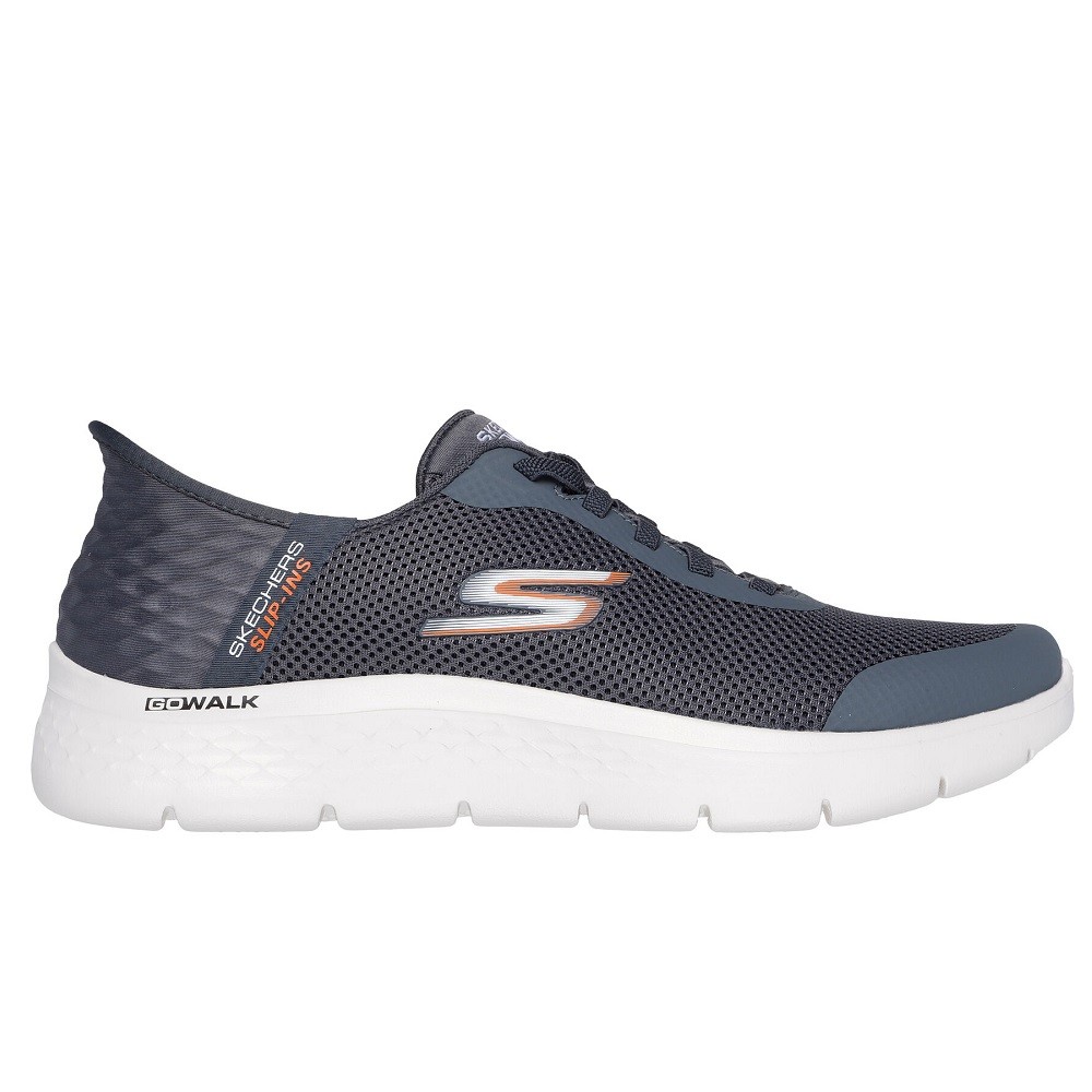 TÊNIS SKECHERS GO WALK FLEX - HANDS UP CINZA MASCULINO