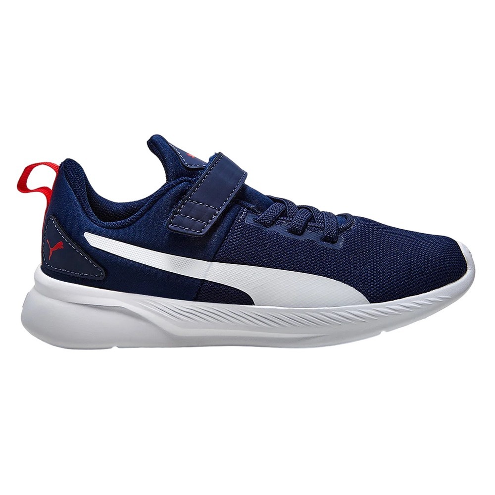 TÊNIS PUMA FLYER RUNNER MESH V PS AZUL MARINHO JUVENIL
