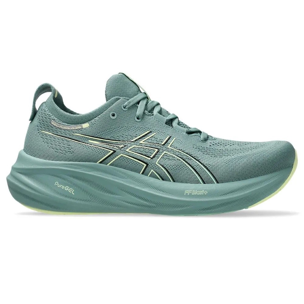 Tenis asics gel-nimbus 26 verde escuro masculino :: Amil Esportes