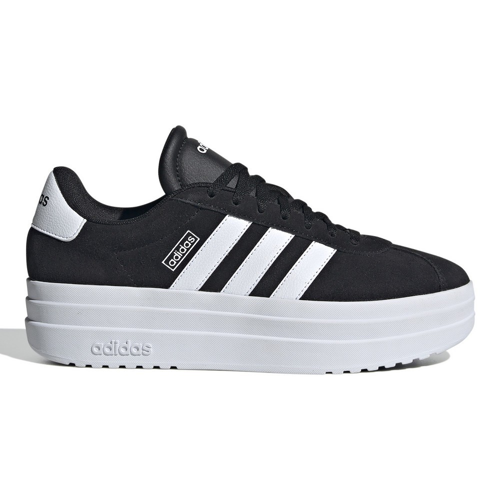 TÊNIS ADIDAS VL COURT BOLD PRETO COM BRANCO FEMININO