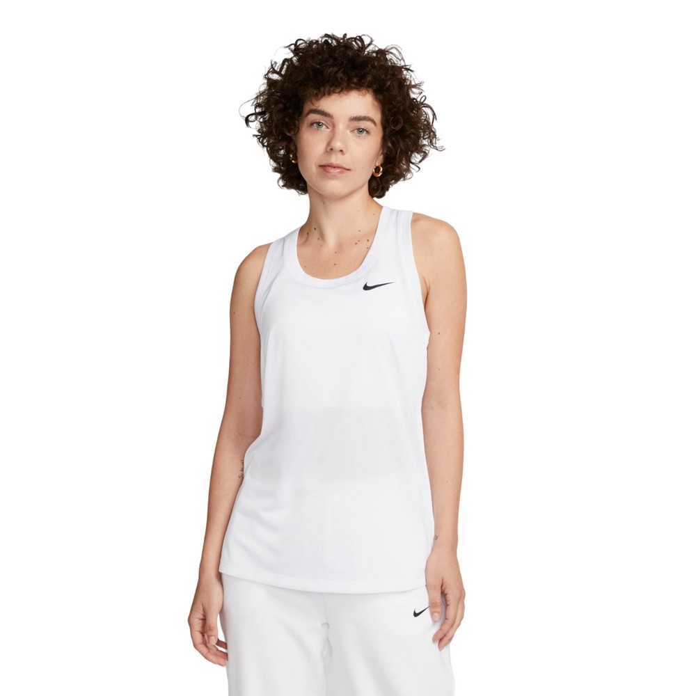 REGATA NIKE DF TANK RLGD RCR LBR BRANCA FEMININA