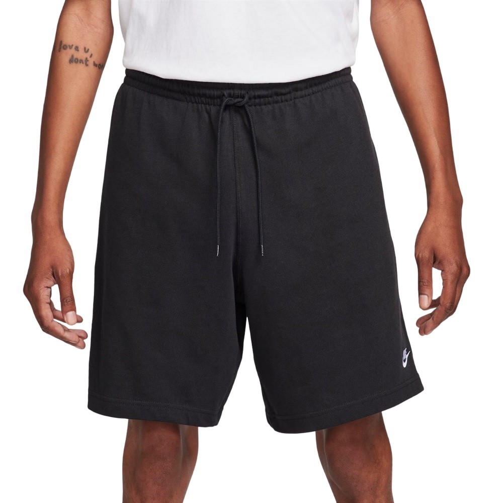 SHORT MOLETOM NIKE CLUB KNIT PRETO MASCULINO