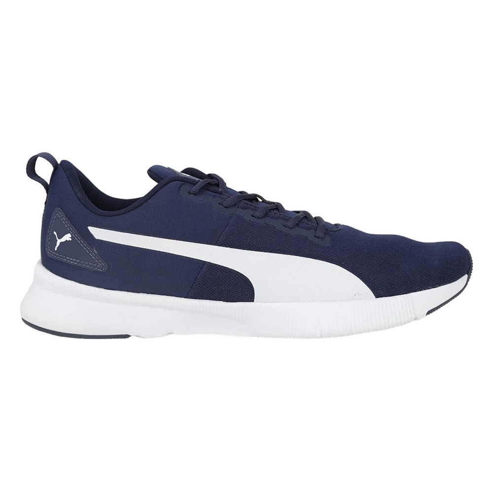 TÊNIS PUMA FLYER RUNNER MESH AZUL MARINHO COM BRANCO MASCULINO