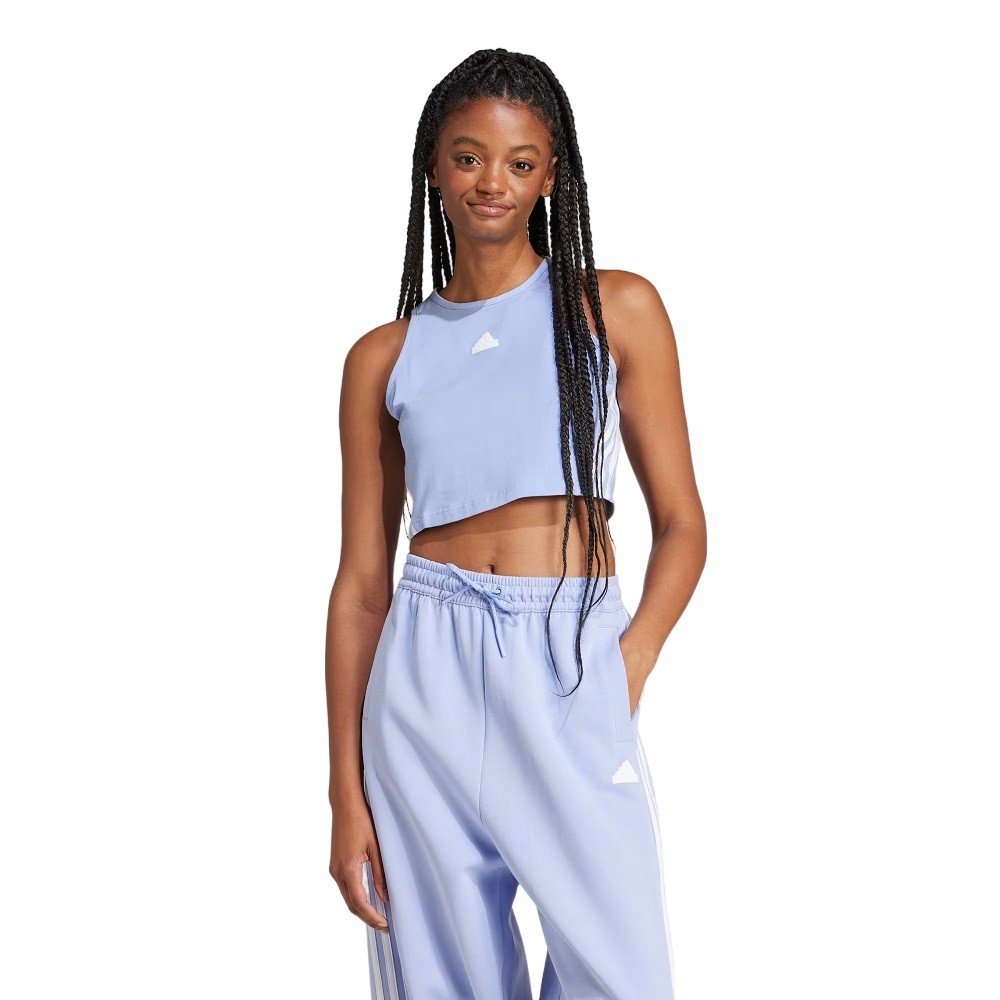 REGATA ADIDAS CROPPED FUTURE ICON LILÁS FEMININA