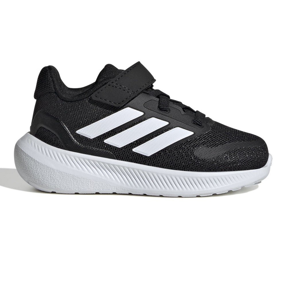 TÊNIS ADIDAS RUNFALCON PRETO COM BRANCO INFANTIL