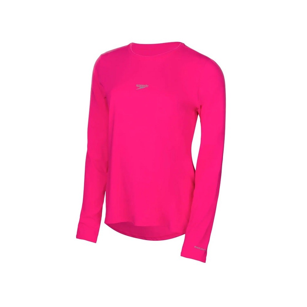 CAMISETA SPEEDO UV 50 ROSA FEMININA