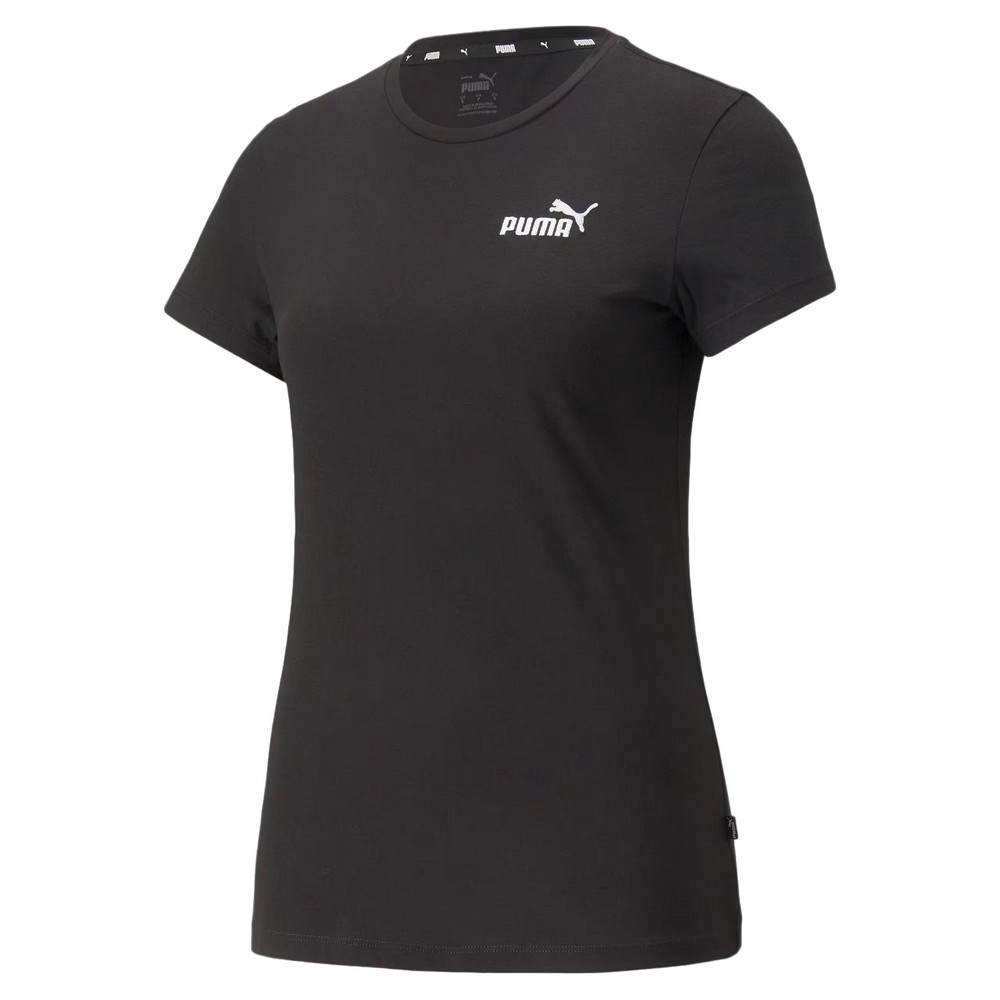 Camiseta puma ess small logo tee preta feminina :: Amil Esportes
