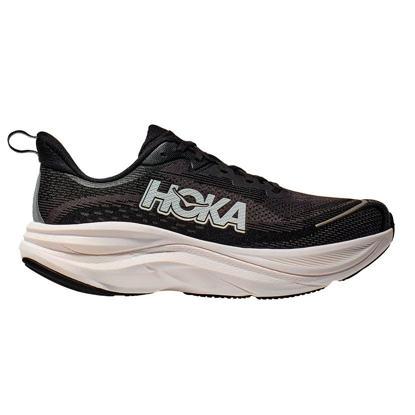 Tênis hoka skyflow preto com branco masculino :: Amil Esportes