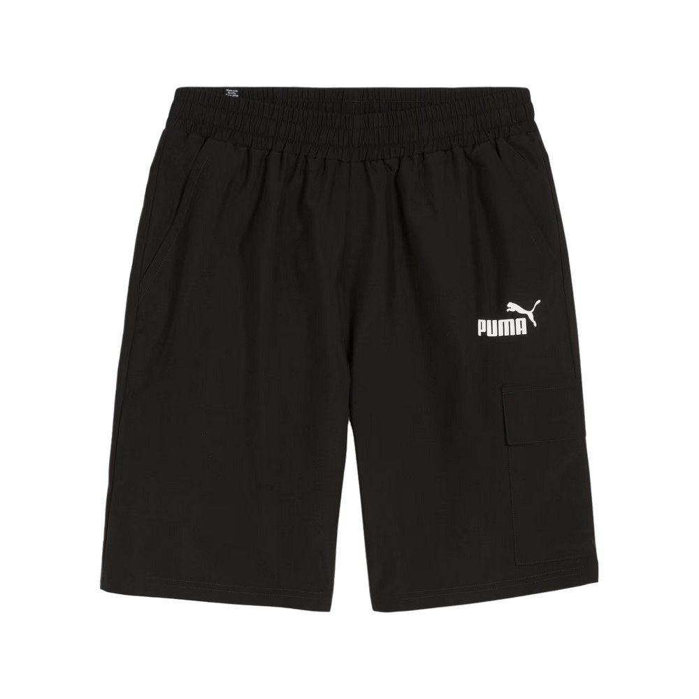 Short puma ess woven cargo 9[[aspas]] preto masculino :: Amil Esportes