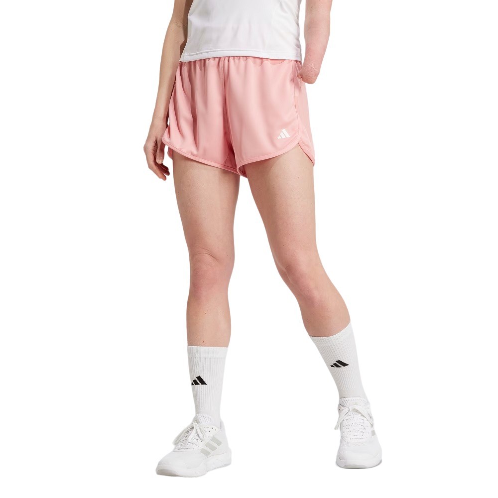 SHORT ADIDAS PACER KNIT ROSA FEMININO