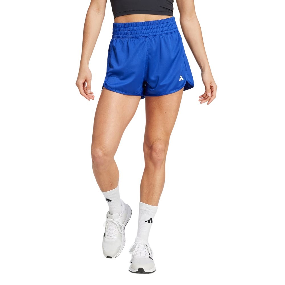 SHORT ADIDAS PACER KNIT AZUL FEMININO