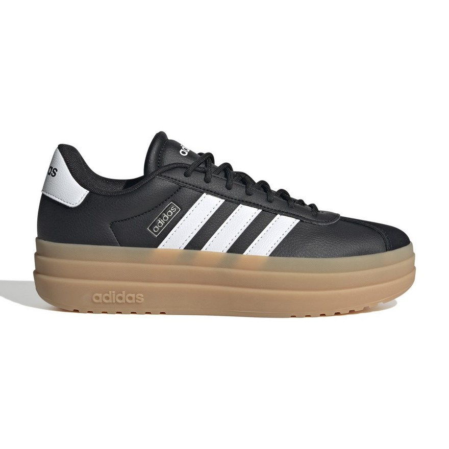 TENIS ADIDAS VL COURT BOLD PRETO COM BRANCO FEMININO