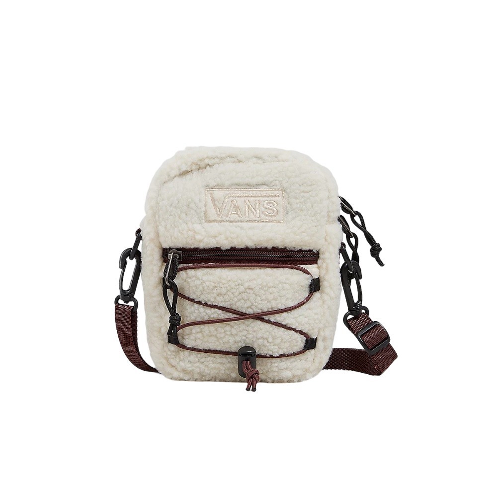 BOLSA VANS BAIL SHOULDER BAG BEGE COM MARROM