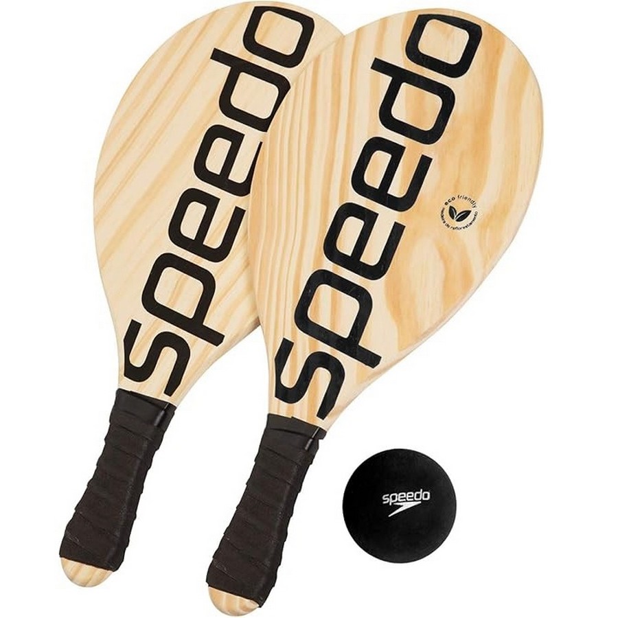 Kit frescobol speedo raquetes e bola preto :: Amil Esportes