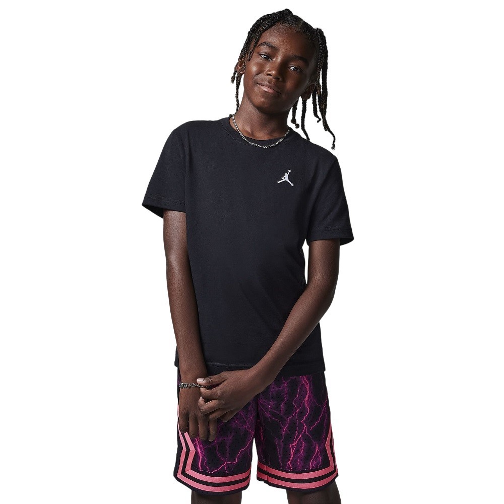 CAMISETA NIKE JORDAN JUMPMAN AIR EMB PRETA JUVENIL