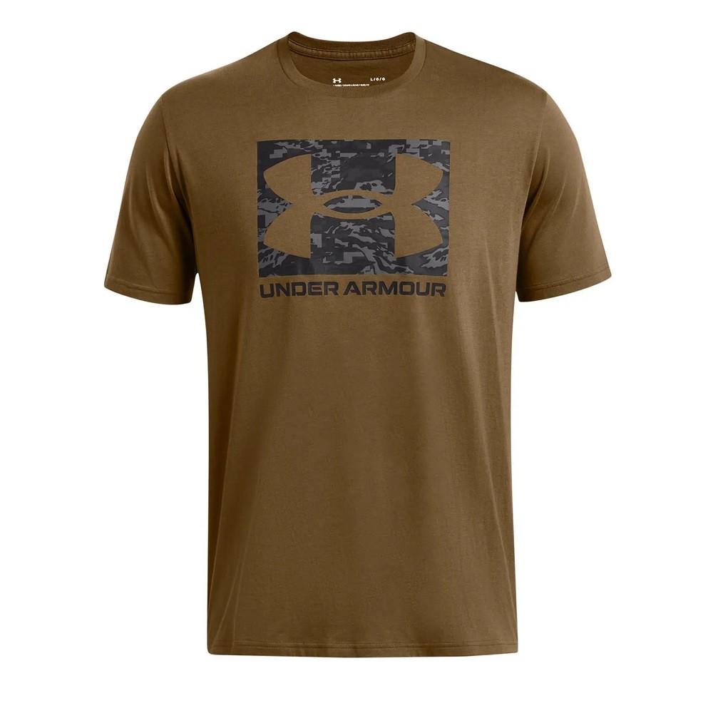 CAMISETA UNDER ARMOUR CAMO BOXED MARROM MASCULINA
