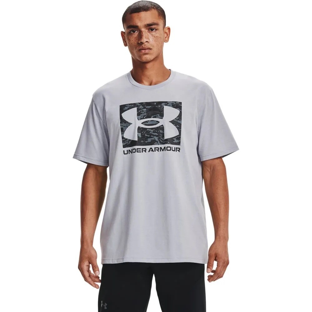 CAMISETA UNDER ARMOUR CAMO BOXED CINZA MASCULINA